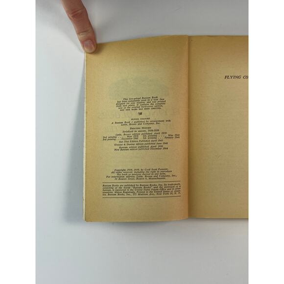 Vintage Paperback Book - Flying Colours - C.S. Forester - 1964 Bantam Books - Picture 8 of 9